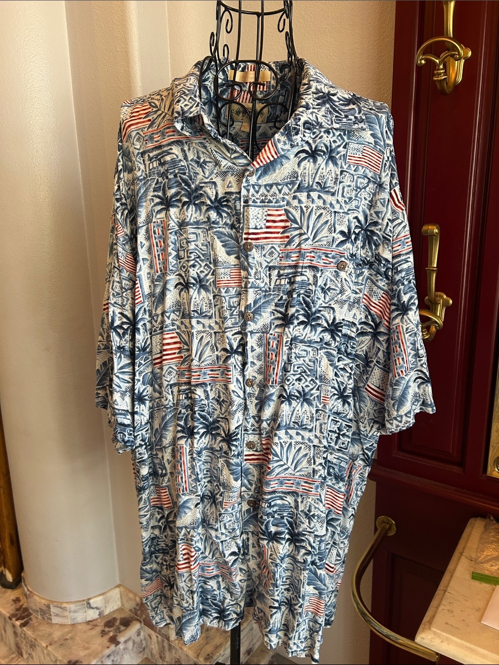 Americana Hawiian Shirt Men’s